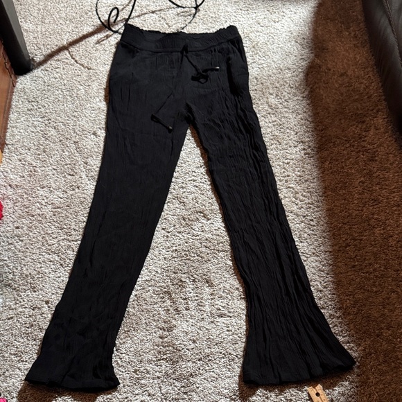 Joe Benbasset Pants - Joe Benbasset Black Straight Leg Women's Pants